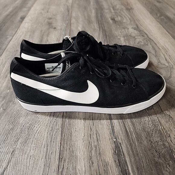 Nike Court Legacy Men’s Shoes Size 13 Black White #631691-111 - Picture 2 of 8